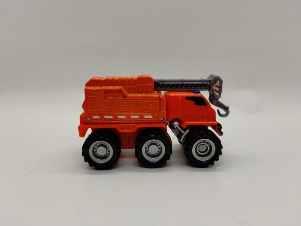 Matchbox Mattel 2010 Big Rig Buddies "Lanky" the Orange Crane Truck LOOSE